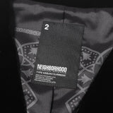 [2] NEIGHBORHOOD 00s VELVET NUMBERS JACKET / TAILORED JACKET BLACK