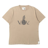 [L] VISVIM EARLY GRAPHIC PRINT TEE BEIGE