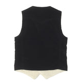 [2] NUMBER (N)INE 00s CORDUROY BOA VEST BLACK