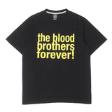 [3] NUMBER NINE 07AW LOVE GOD MURDER ERA THE BLOOD BROTHERS FOREVER! LOGO T-SHIRT (DEADSTOCK) BLACK