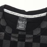 [3] NUMBER NINE 09SS THE LONESOME HEROES ERA CHECKER PRINT POCKET T-SHIRT (DEADSTOCK) BLACK