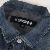 [XL] NEIGHBORHOOD 24SS VINTAGE-PROCESSED LIGHTWEIGHT DENIM JACKET INDIGO