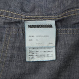 [XL] NEIGHBORHOOD 24SS VINTAGE-PROCESSED LIGHTWEIGHT DENIM JACKET INDIGO