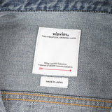 [1] VISVIM 26AW SS 101XX JKT DMGD-1013 VINTAGE PROCESSED 2ND TYPE DENIM JACKET INDIGO