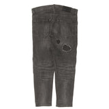 [S] NUMBER NINE STRETCH GRUNGE DENIM PANTS (2001 AW STANDARD ERA REVIVAL) BLACK