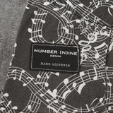 [S] NUMBER NINE STRETCH GRUNGE DENIM PANTS (2001 AW STANDARD ERA REVIVAL) BLACK