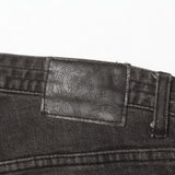 [S] NUMBER NINE STRETCH GRUNGE DENIM PANTS (2001 AW STANDARD ERA REVIVAL) BLACK