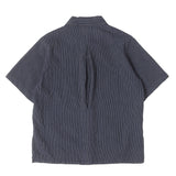 [M] VISVIM 21SS KETCHUM SHIRT S/S SANTOME STRIPE NAVY