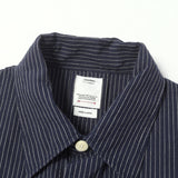 [M] VISVIM 21SS KETCHUM SHIRT S/S SANTOME STRIPE NAVY