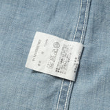 [2] VISVIM 12SS SOCIAL SCULPTURE SHIRT DAMAGED VINTAGE-PROCESSED WESTERN DENIM SHIRT INDIGO