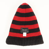 NUMBER (N)INE 05SS NIGHT CRAWLER ERA BORDER-LINED LONG KNIT CAP BLACK/RED