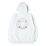 [L] FRAGMENT DESIGN FRAGMENT UNIVERSITY REVERSE WEAVE HEAVY SWEAT HOODIE HEATHER GREY