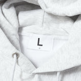 [L] FRAGMENT DESIGN FRAGMENT UNIVERSITY REVERSE WEAVE HEAVY SWEAT HOODIE HEATHER GREY