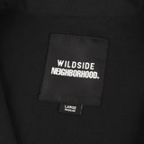 [L] NEIGHBORHOOD x WILDSIDE YOHJI YAMAMOTO 26SS FULL ZIP WORK JACKET BLACK