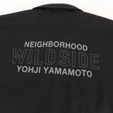 [L] NEIGHBORHOOD x WILDSIDE YOHJI YAMAMOTO 26SS FULL ZIP WORK JACKET BLACK