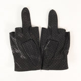 NUMBER (N)INE 04AW GIVE PEACE A CHANCE ERA x JAM HOME MADE FUCK LEATHER GLOVES BLACK