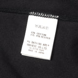 [M] A BATHING APE JACQUARD CAMO FULL-ZIP PILE HOODIE SWEATSHIRT BLACK