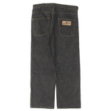 [L] A BATHING APE BAPE 00s WRANGLER-STYLE BLACK DENIM PANTS