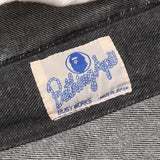[L] A BATHING APE BAPE 00s WRANGLER-STYLE BLACK DENIM PANTS