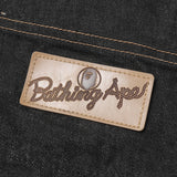[L] A BATHING APE BAPE 00s WRANGLER-STYLE BLACK DENIM PANTS