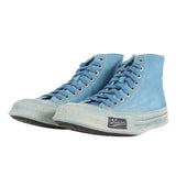 [US8] VISVIM 26AW I.C.T. SKAGWAY HI N.D. CANVAS SNEAKERS LIGHT INDIGO