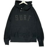 [XL] Kapital Surf Pullover Hoodie Black / Black