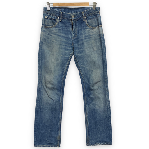 [30W 30L] Visvim 14AW 09D5 Distressed Denim Jeans Indigo