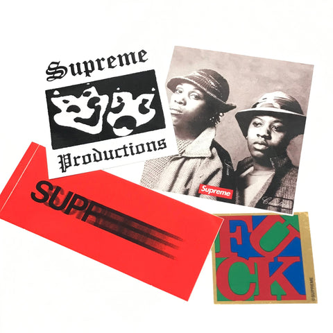 Supreme 4 Sticker Set