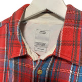[S] Visvim Black Elk Flannel L/S Shirt Red / Blue