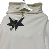 [L] Kapital Surf Star Pullover Hoodie White