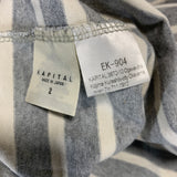 [M] Kapital Smiley Elbow Striped L/S Tee T Shirt