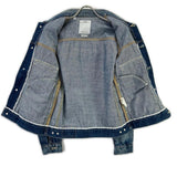 [1] VISVIM 16AW SS 101 JKT DAMAGED DENIM JACKET INDIGO
