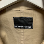 [L] Number Nine Cotton Work Smock Jacket Beige
