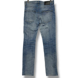 [S] Number Nine Nano Universe Slim Distressed Denim Jeans Indigo