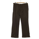 [L] Visvim 14AW HIGH WATER SLACKS COTTON / WOOL