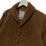 [S] Visvim 16AW Kobuk Corduroy Shawl Collar Jacket Coat Brown