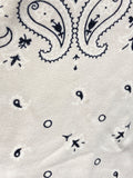 [1] KAPITAL BANDANA BIVOUAC BIG CREWNECK IVORY