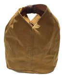 KAPITAL TEEPEE CANVAS TOTE BAG CAMEL