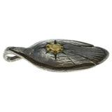 GORO'S SPOON PENDANT 18K GOLD MEDAL