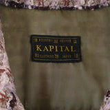[3]  KAPITAL FANCY TWEED BOARD SHIRT JACKET L/S PINK WOOL