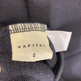 [M] DS! Kapital Surf Pullover Hoodie Sweatshirt Navy