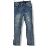 [S] Number Nine Nano Universe Slim Distressed Denim Jeans Indigo