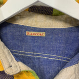 [M] Kapital Chambray Lined Flannel Check Shirt L/S