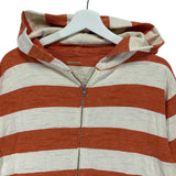 [M] Kapital Dobby Cotton Stripe Zip Up Sweatshirt Hoodie