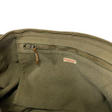 KAPITAL #6 COTTON CANVAS BIG SNUFKIN BAG OLIVE