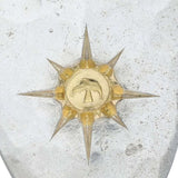 GORO'S SILVER LARGE ARROWHEAD WITH GOLD MEDAL