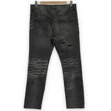 [M] Number Nine Distressed Denim Jeans Black
