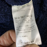 [L] Number Nine Fleece Embroidered Logo Pullover Hoodie Sweatshirt