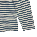 [M] Visvim 14SS Border Crew L/S Tee T Shirt White/Indigo