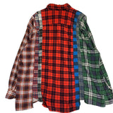 [OS] Needles Rebuild 7 Cut Oversized Flannel Shirt
